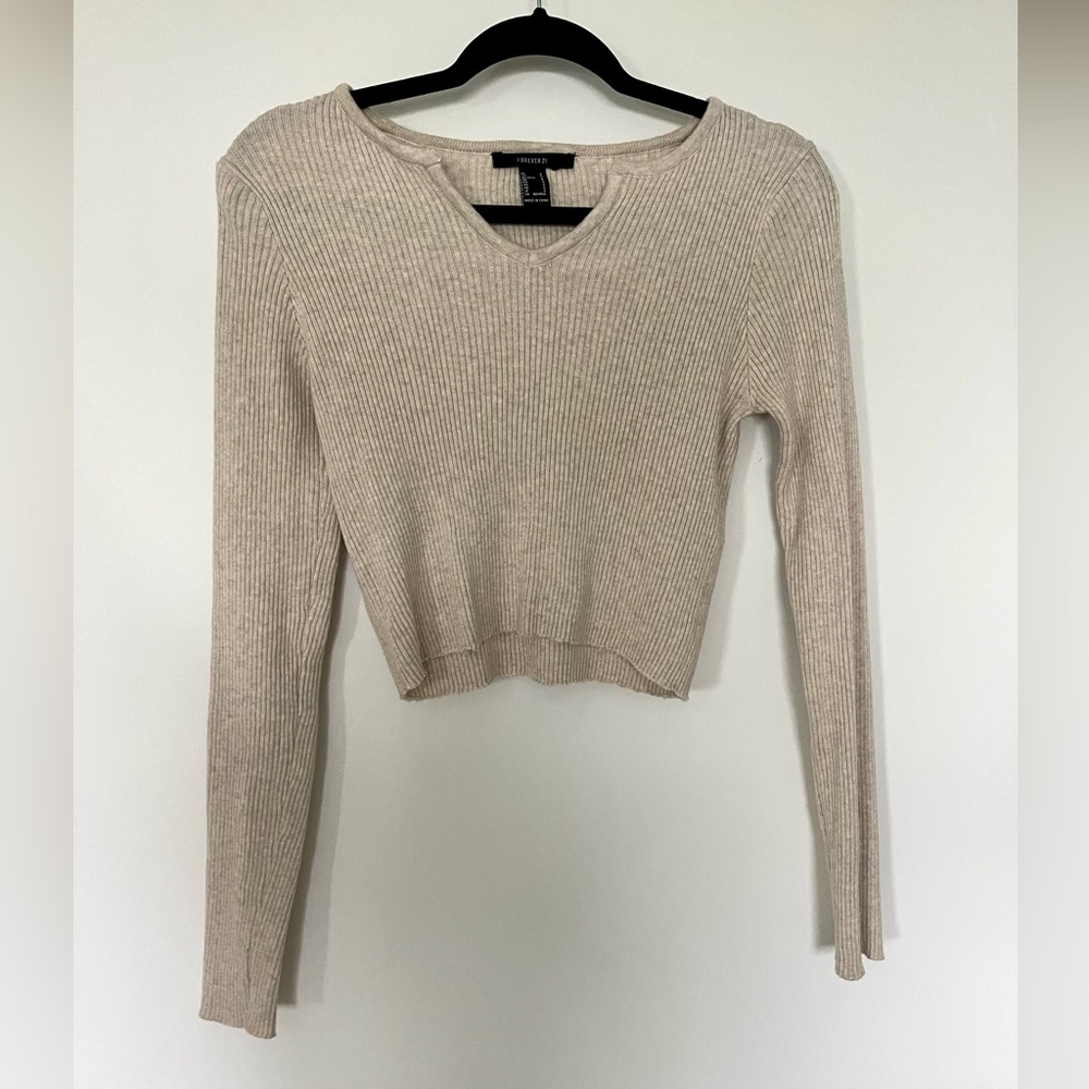 Ribbed sweater
